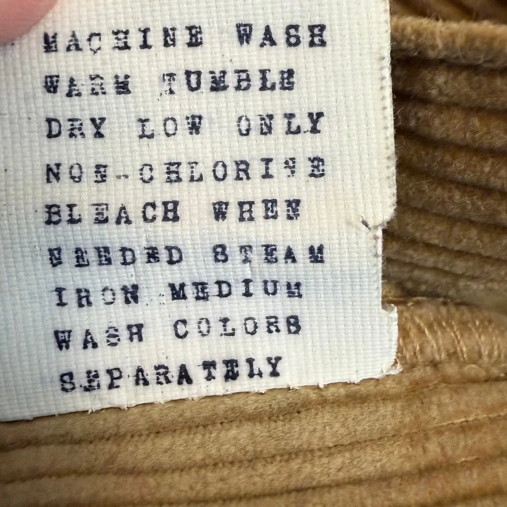 Vintage Polo Ralph Lauren Corduroy Pants Mens 36x30 Pleated USA Made Talon Zip